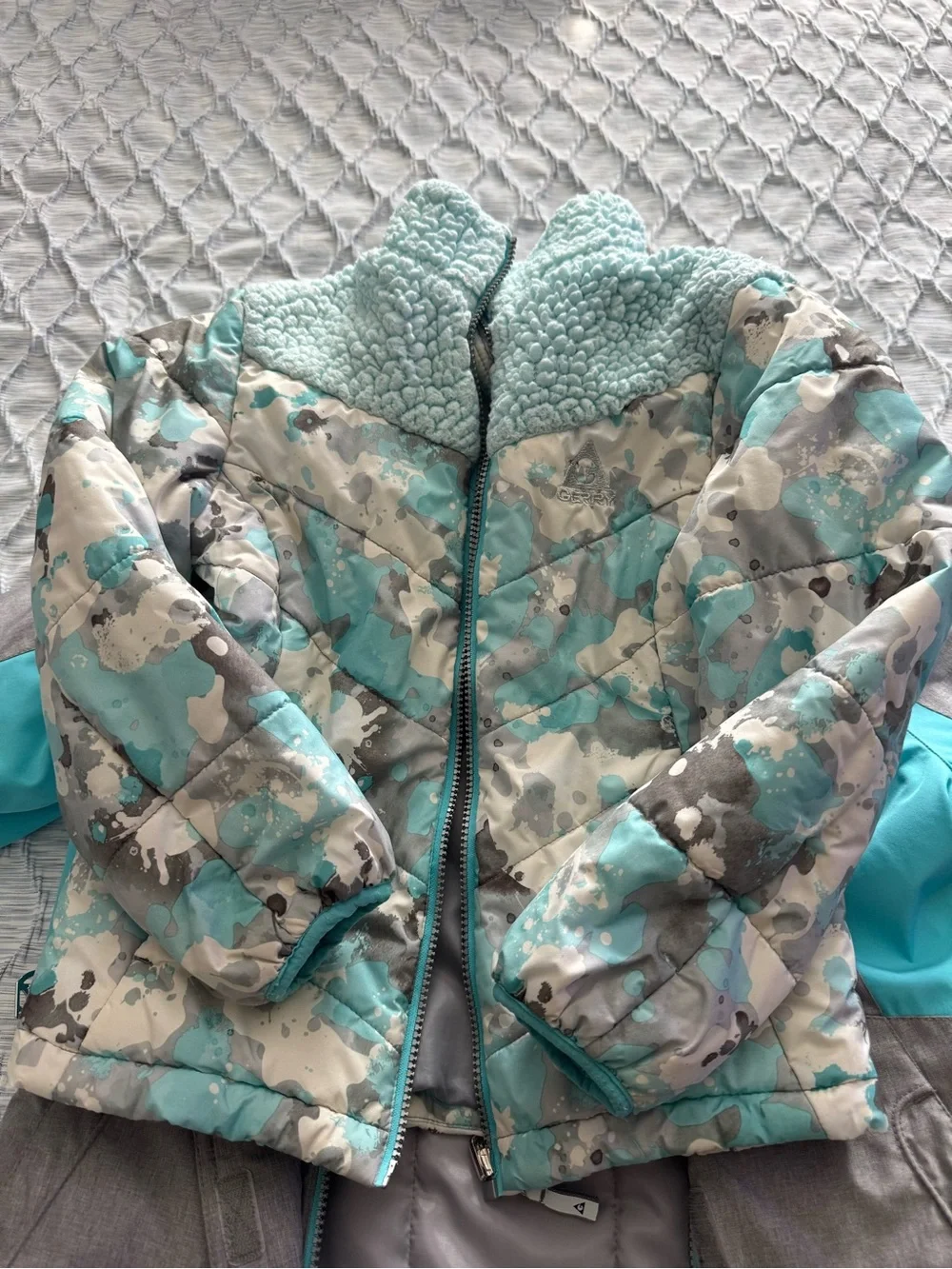 Girls' Gerry 3 in 1 Coat with Faux Fur Hood